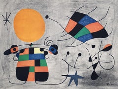 The Smile with Flaming Wings - Surrealism Spanish 1954