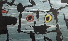 Le Styx de Indelible Miro, lithographie offset surréaliste d'après Joan Miro
