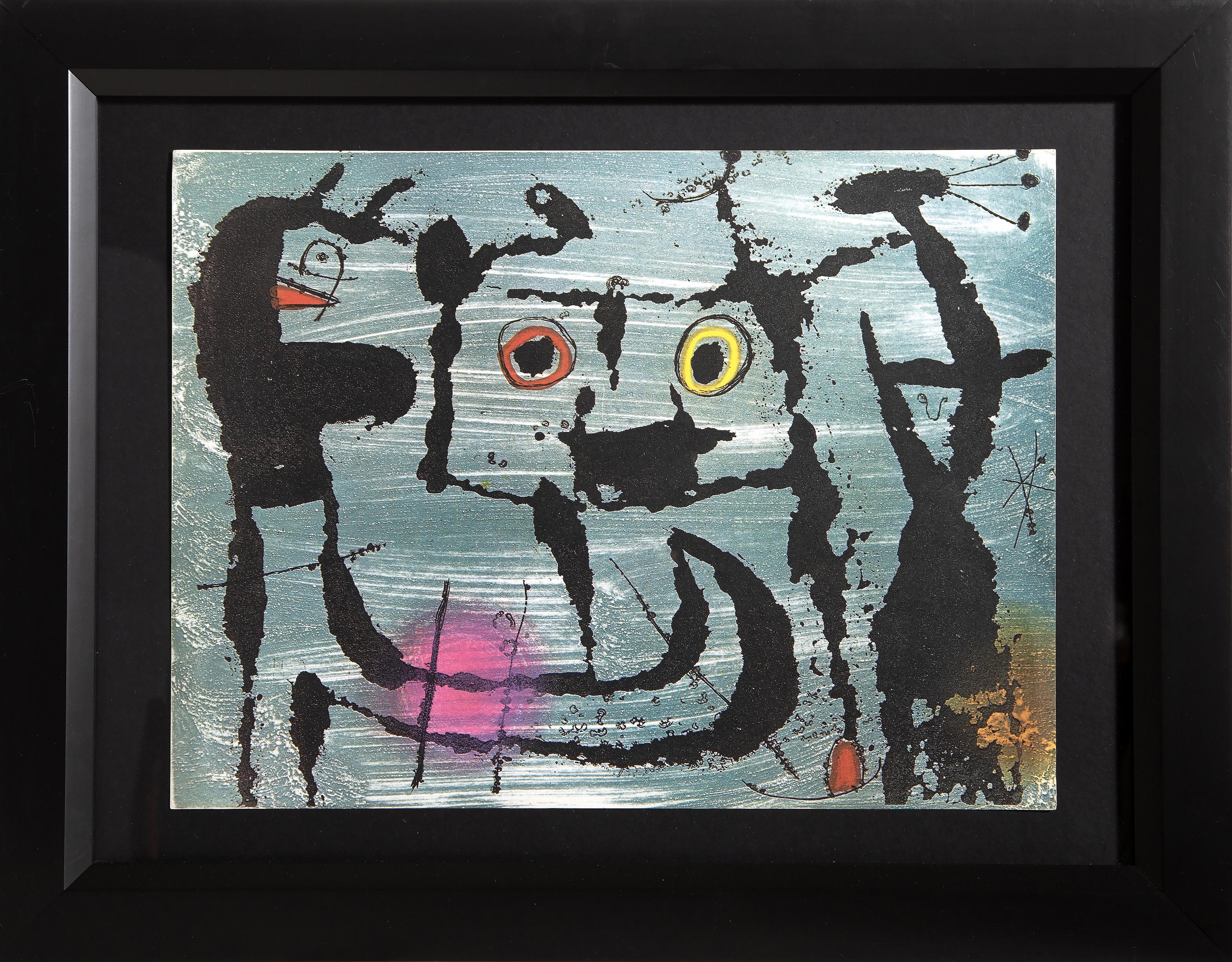 Lo Stige da Indelebile Miro, litografia offset surrealista di Joan Miro
