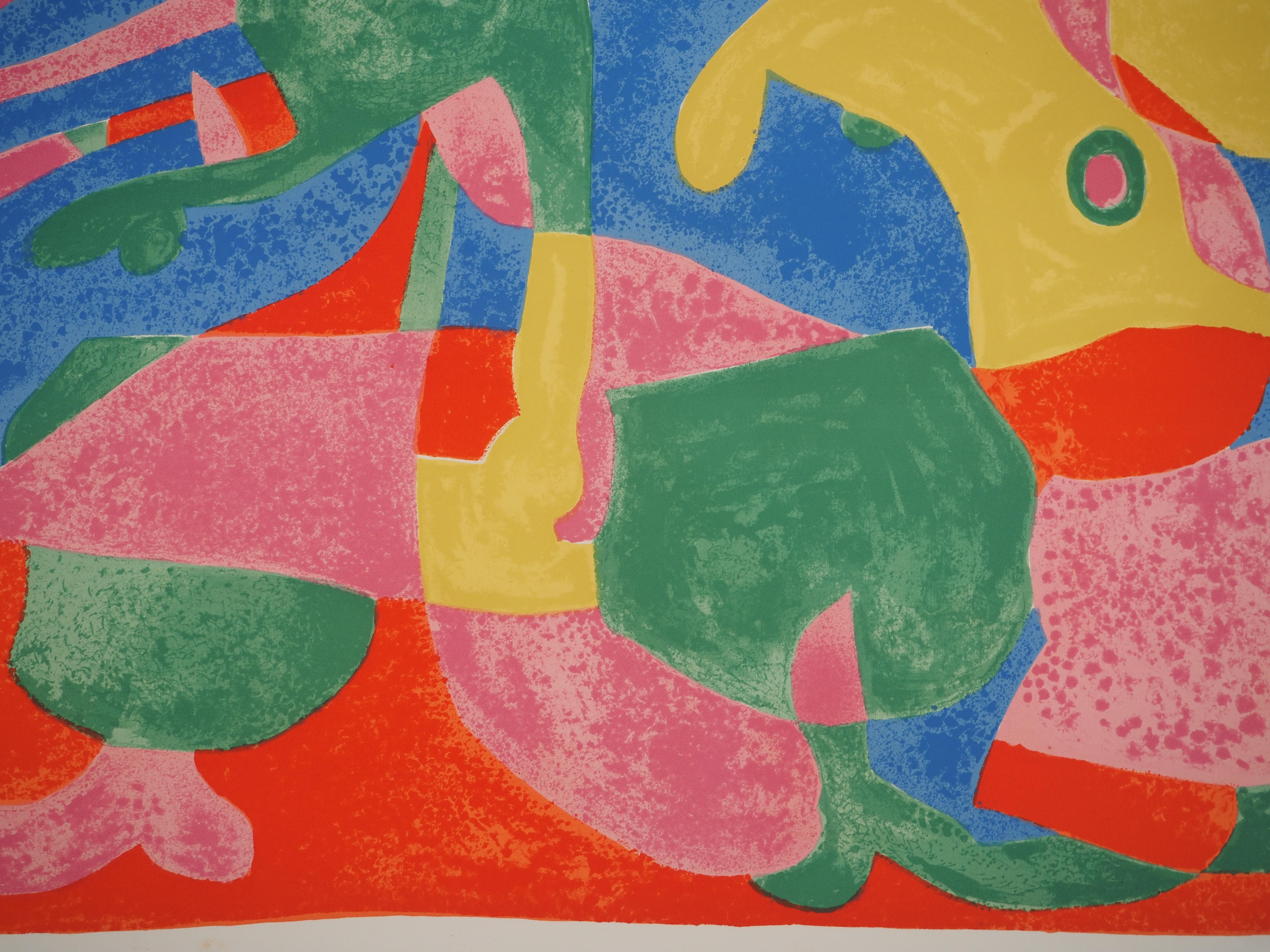 The Surrealist Animal, King Ubu - Original Lithograph (Maeght #414) For Sale 1