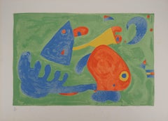 The Surrealist Dream, King Ubu - Original Lithograph (Mourlot #426)