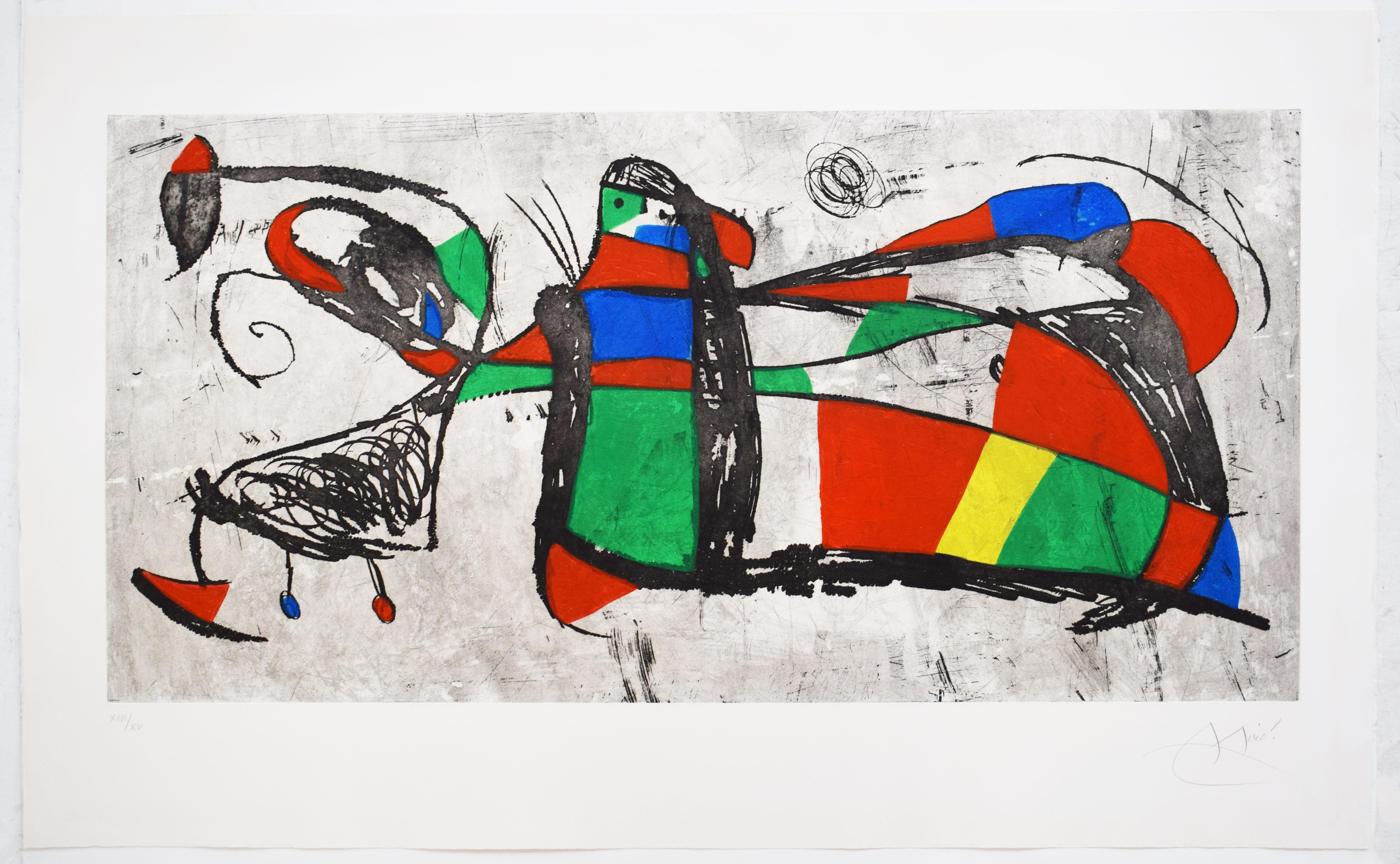 Three Juans - Spanish Surrealism - Print by Joan Miró