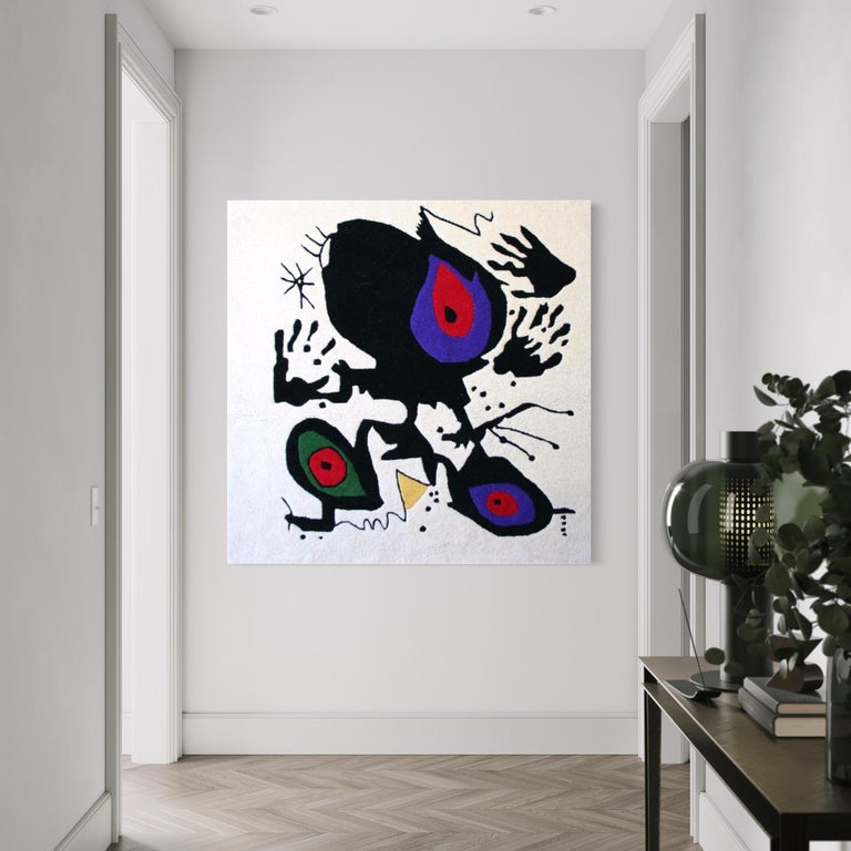 Tiens-moi, Joan Miró, Art, Tapestry, Surrealism, Limited Edition,  Decorative For Sale at 1stDibs