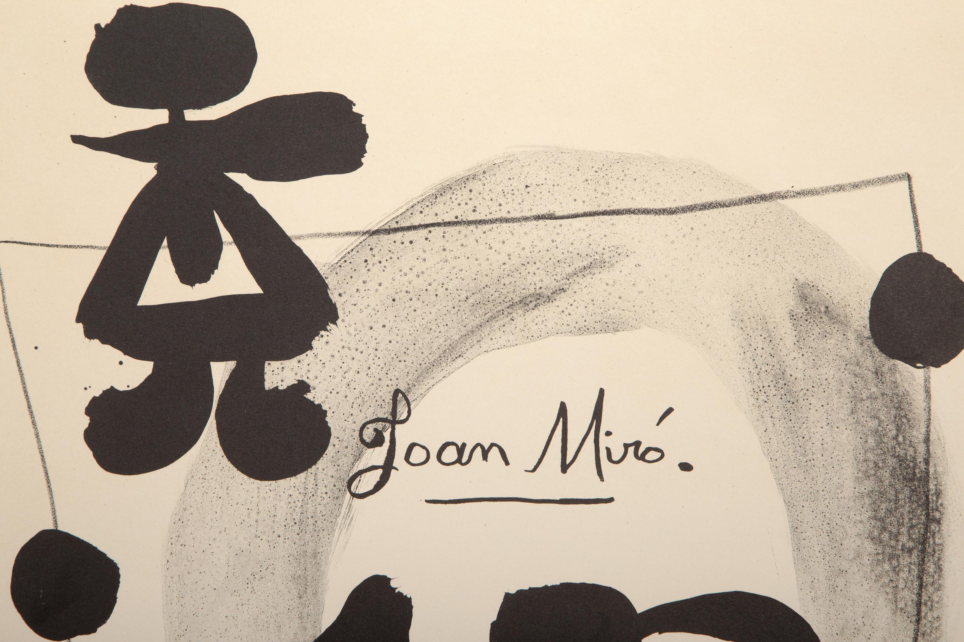 Title Page for Album 13, Lithograph by Joan Miro - Modern Print by Joan Miró