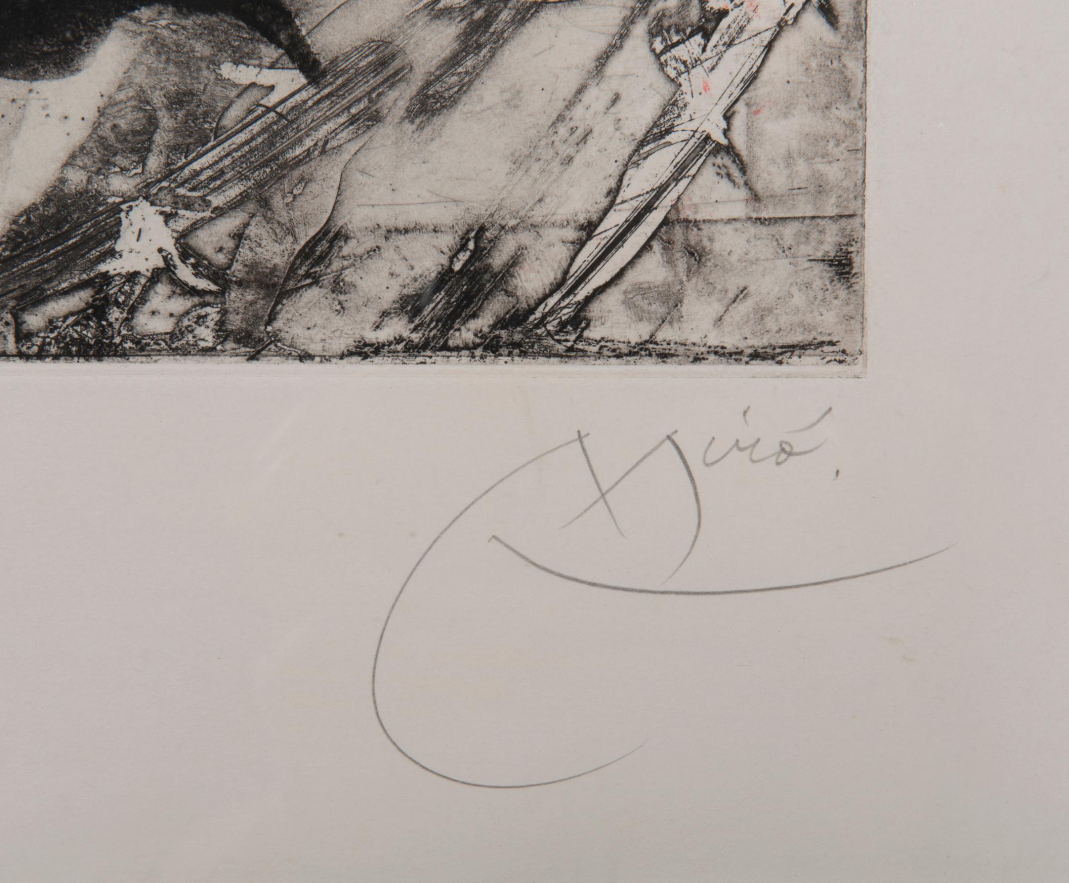 Trace sur la Paroi : I - Print de Joan Miró