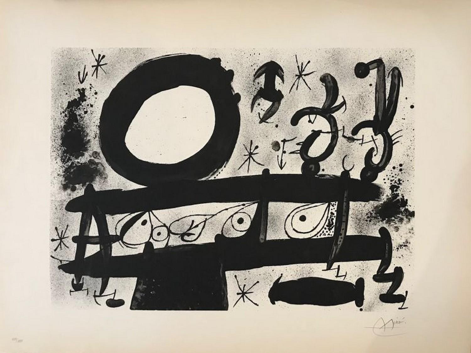 Joan Miró Abstract Print - Tribute to Joan Prats 