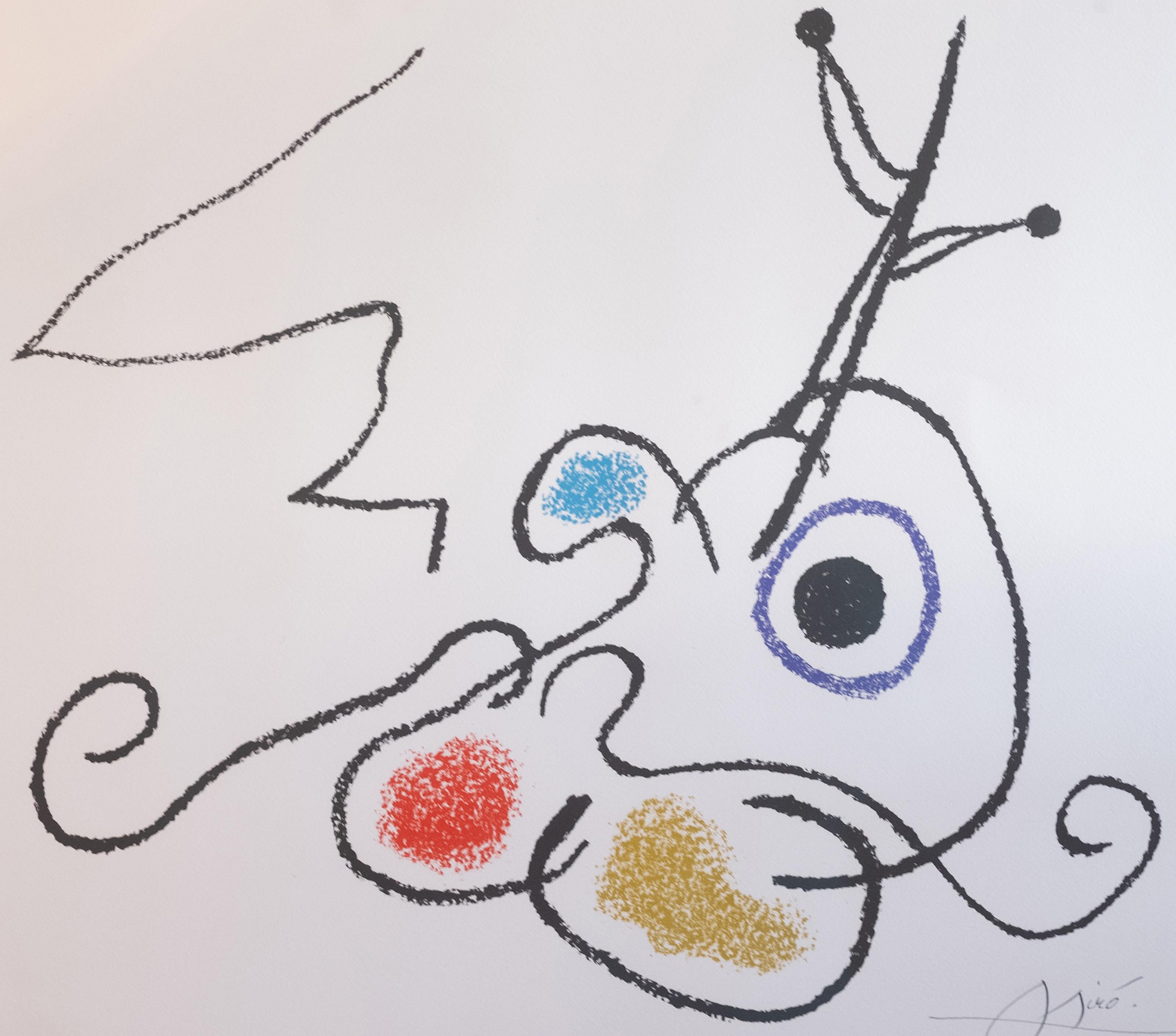 Ubu aux Baléares (M.786), Abstract Lithograph by Joan Miro - Print by Joan Miró