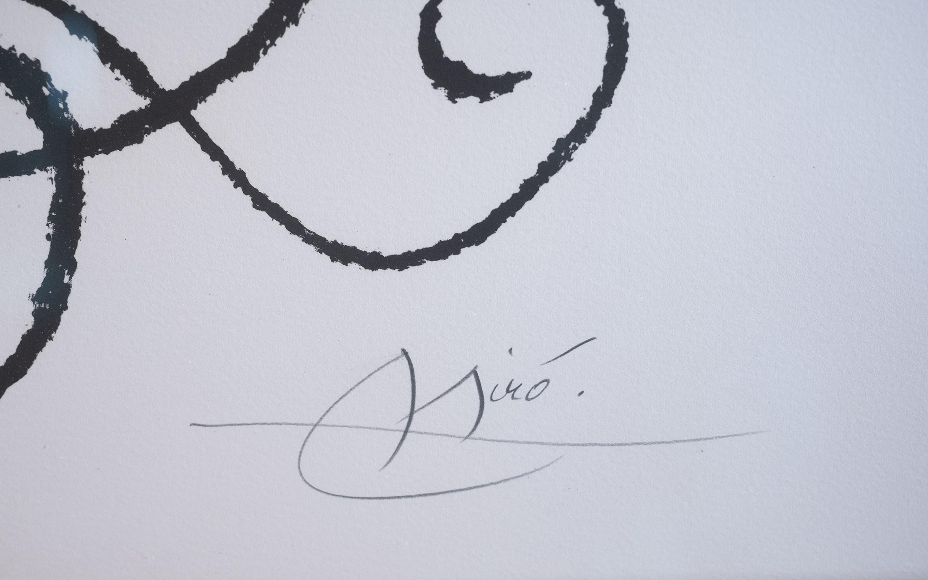 Ubu aux Baléares (M.786), Abstract Lithograph by Joan Miro - Gray Abstract Print by Joan Miró