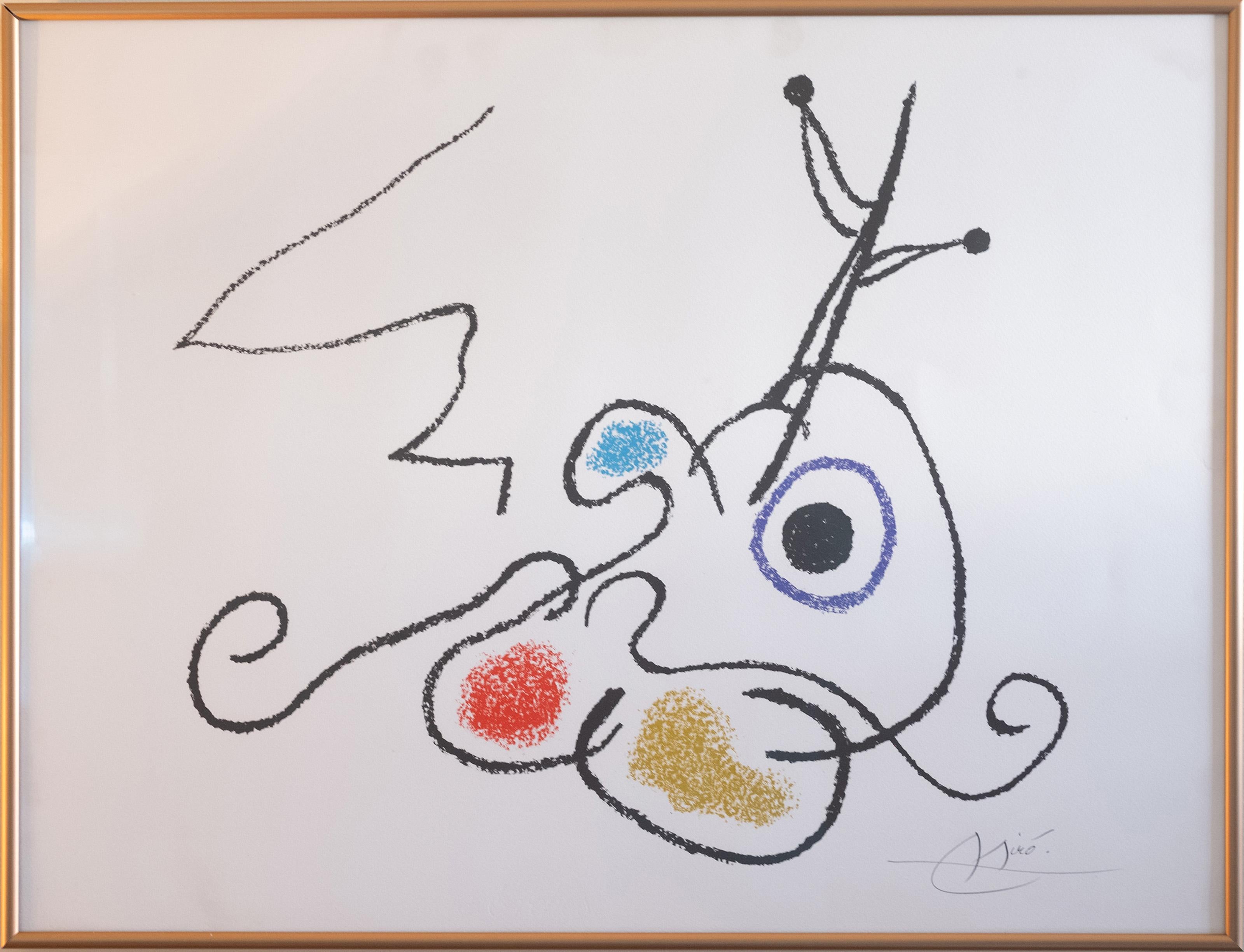 Joan Miró Abstract Print - Ubu aux Baléares (M.786), Abstract Lithograph by Joan Miro