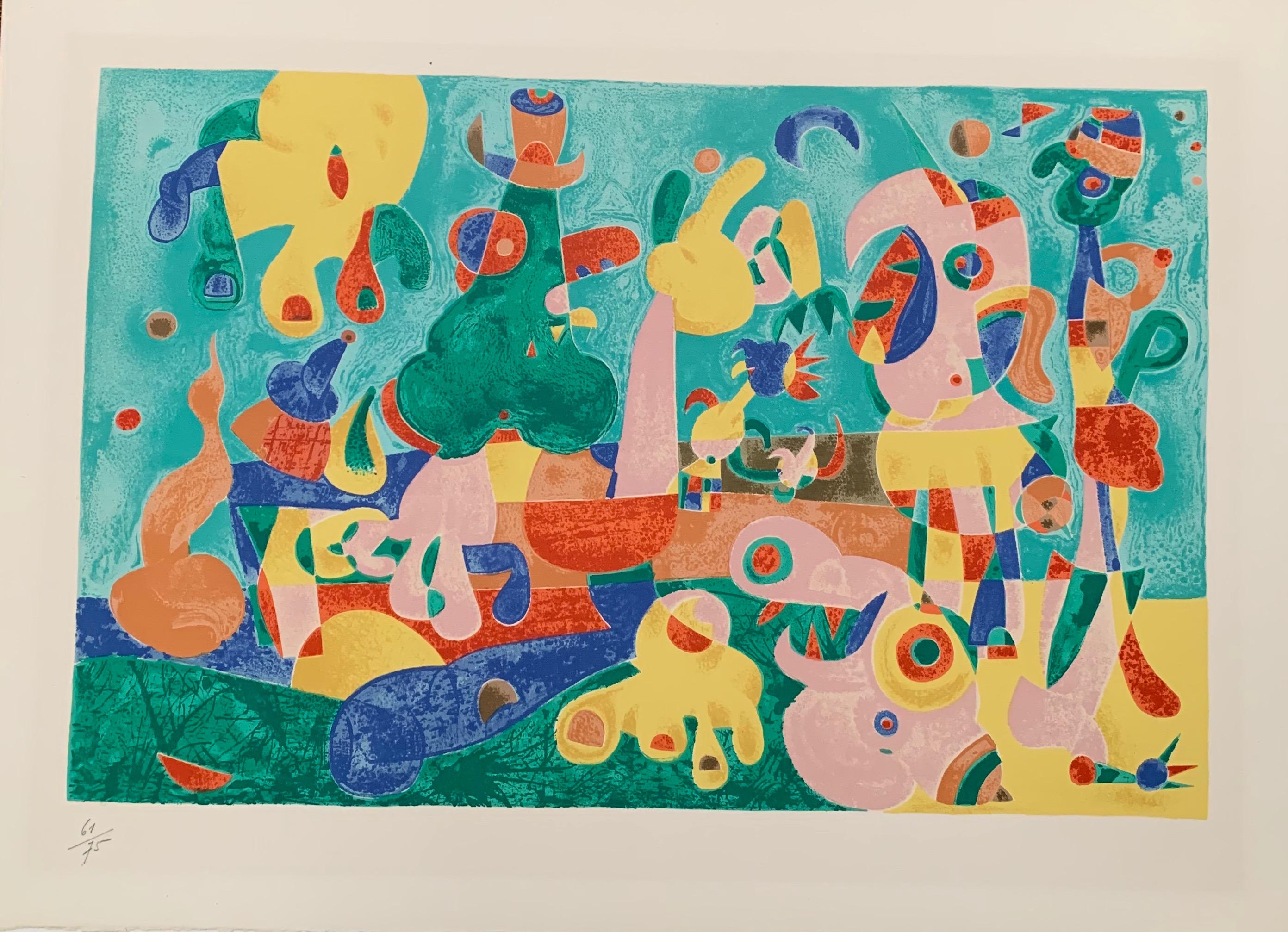 Joan Miro, Ubu Roi Diptychon – Print von Joan Miró