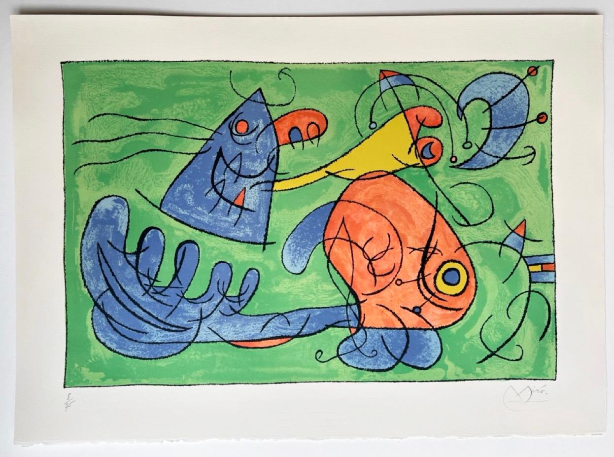 Ubu roi  - Abstract Print by Joan Miró