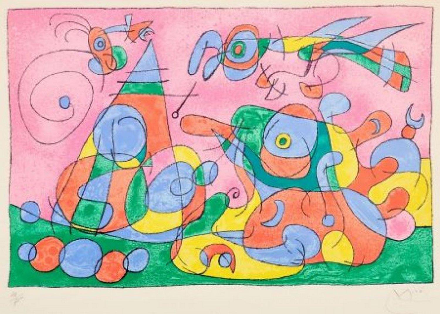 Joan Miró Abstract Print - Ubu Roi 