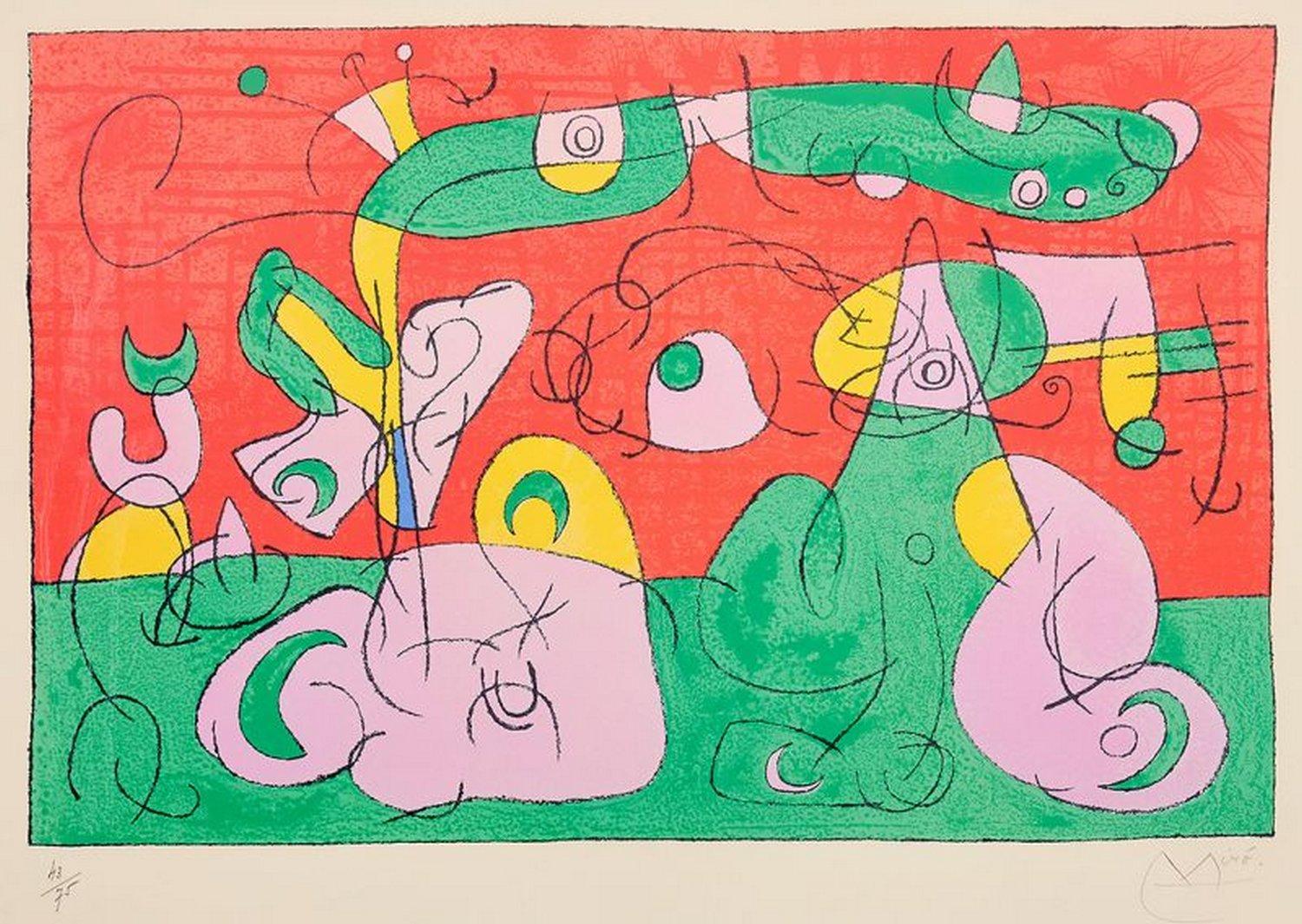 Joan Miró Abstract Print - Ubu Roi 