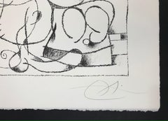 Joan Miró - Ubu Roi (King Ubu ) from ‘Suites por Ubu Roi- hand-signed lithograph