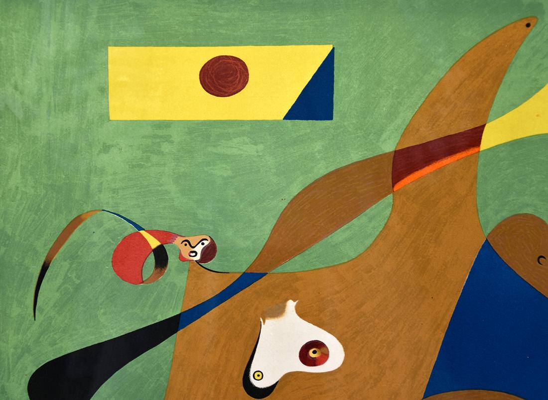 Une Femme (A Woman), 1958 - Modern Print by Joan Miró