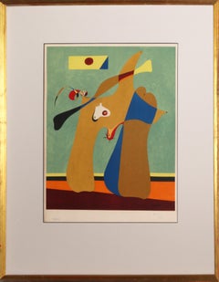 Une Femme, Signed Lithograph Joan Miro 1958