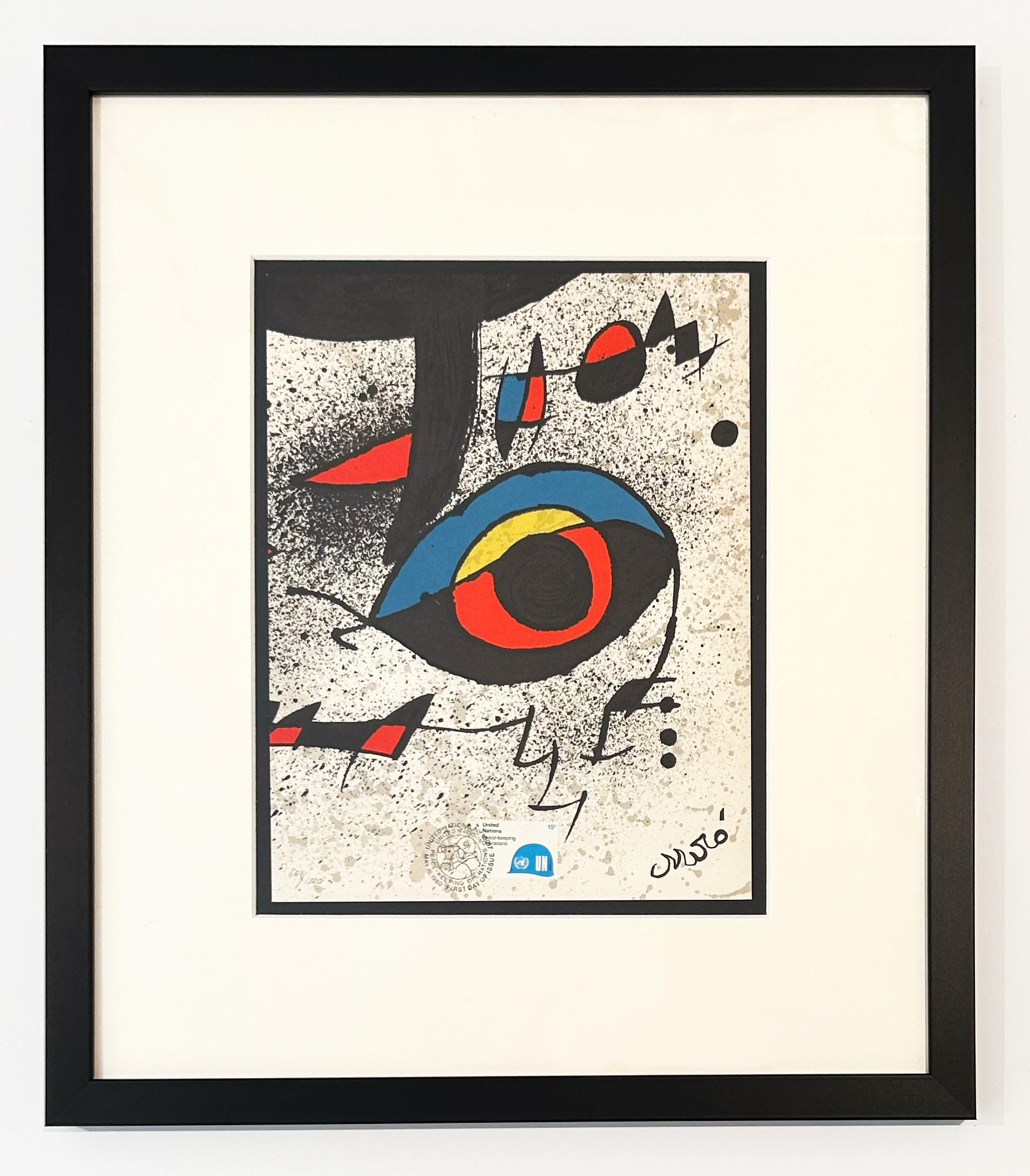 United Nations Peacekeeping Operations - Print by Joan Miró
