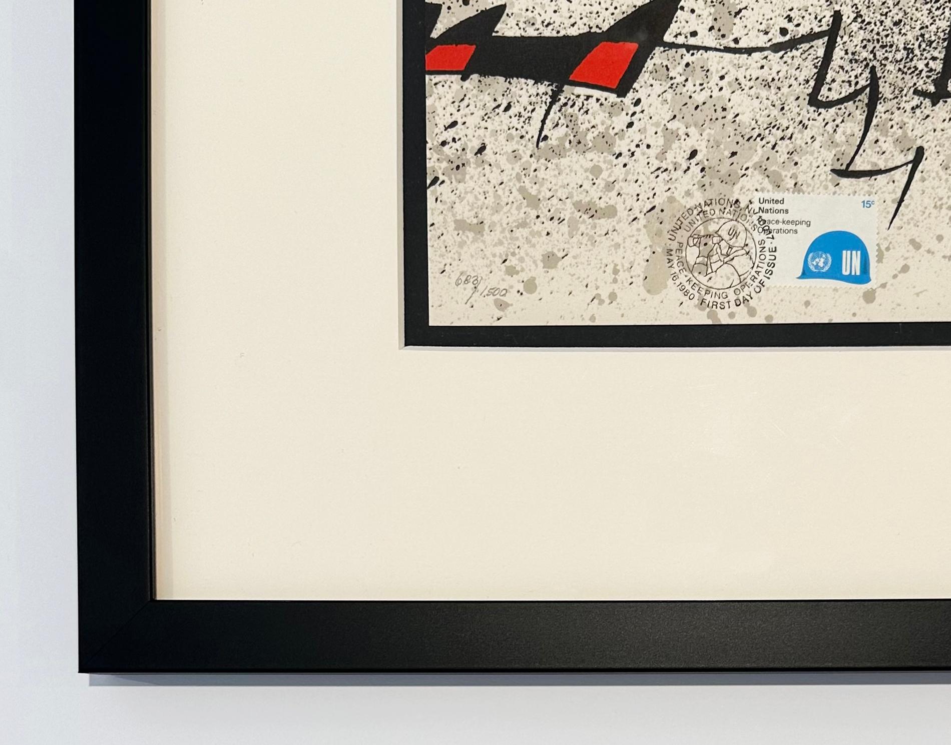 United Nations Peacekeeping Operations - Pop Art Print by Joan Miró
