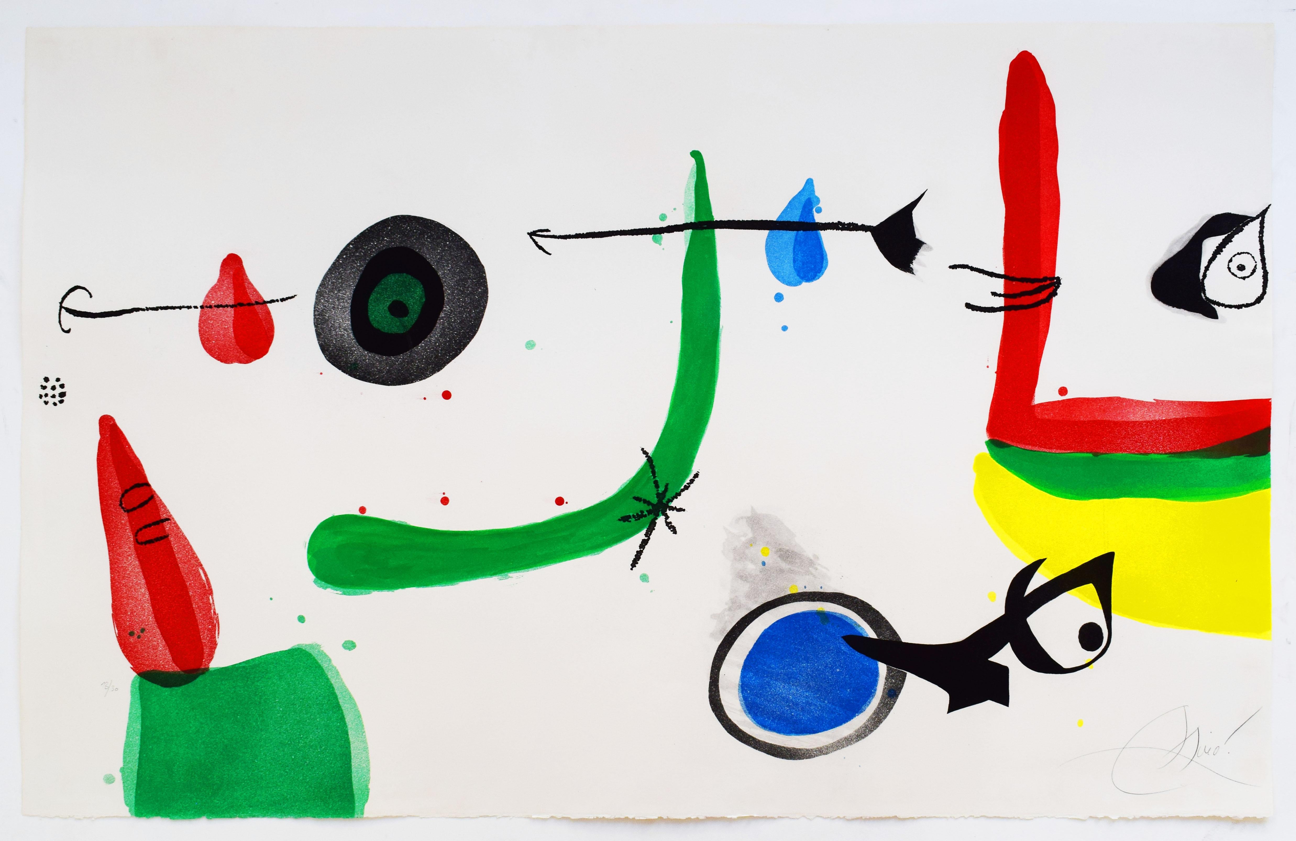 Auspacken II - Spanischer Surrealismus – Print von Joan Miró