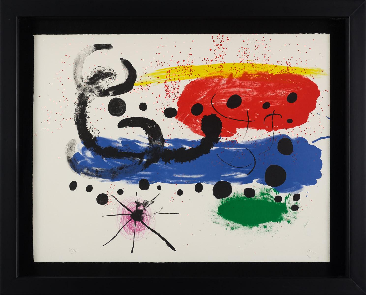 Untitled, 1961 (Album 19, M.250) - Print by Joan Miró
