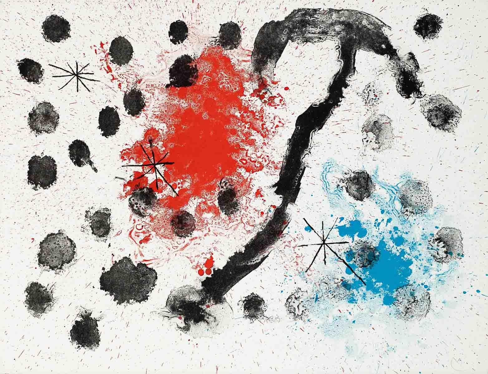 Untitled, 1961 (Album 19, M.254) - Print by Joan Miró