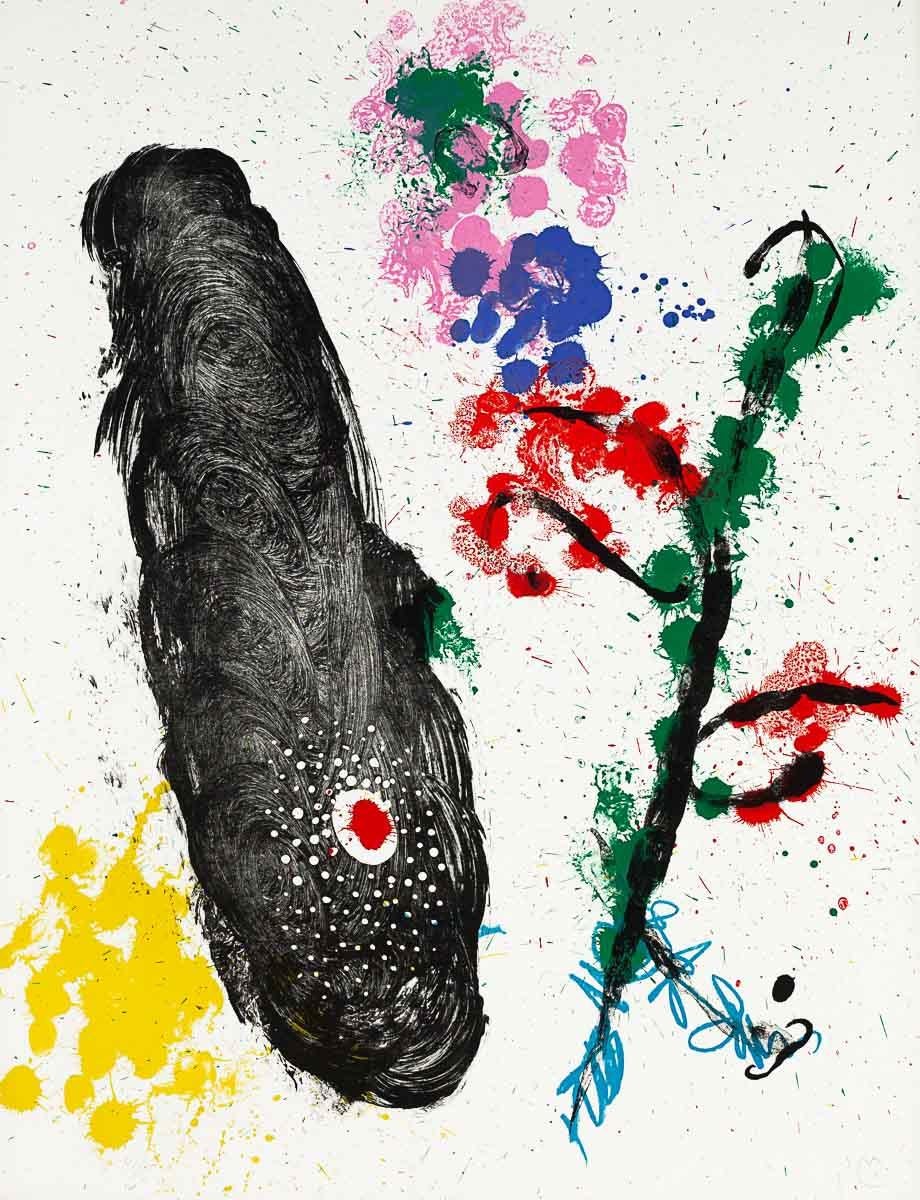 Joan Miró Abstract Print - Untitled, 1961 (Album 19, M.256)
