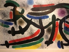 Novecento Senza titolo astratto Litografia su pietra in edizione limitata Joan Miro