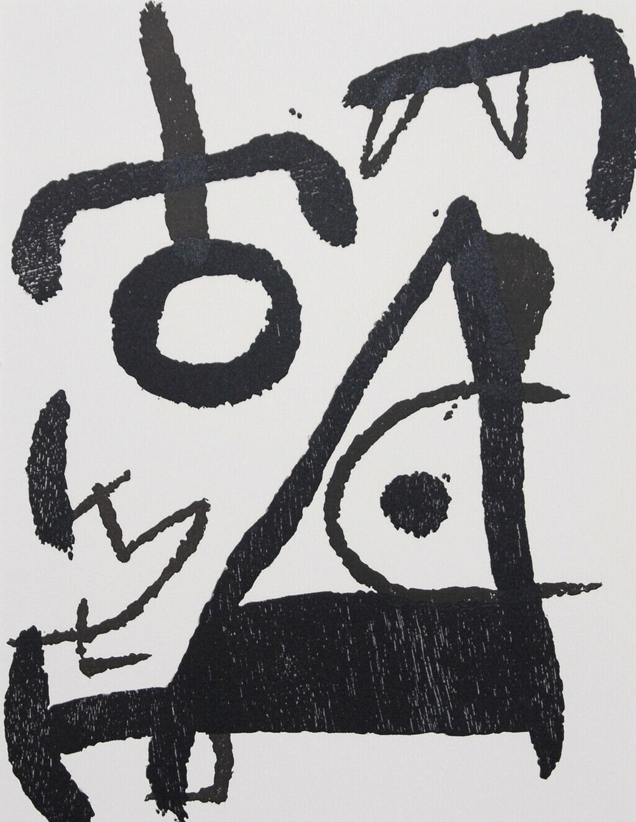 Joan Miró Figurative Print - Untitled Composition