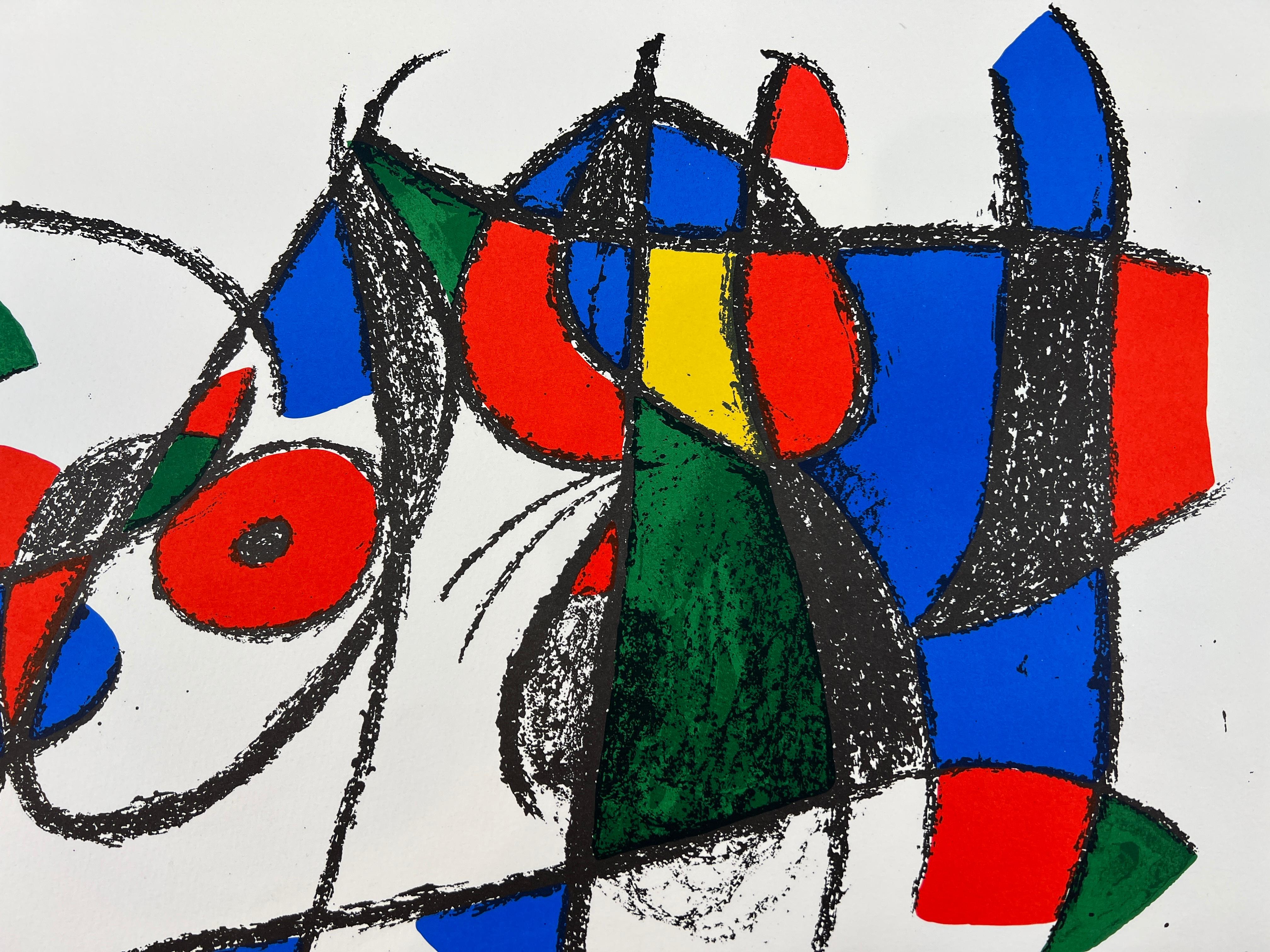 Joan Mir - Lithographie en couleur signée à la main - LXIII/LXXX - 1975 2