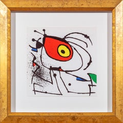 Untitled (Foundation Maeght I) Lithograph Print, Framed, 20th Century