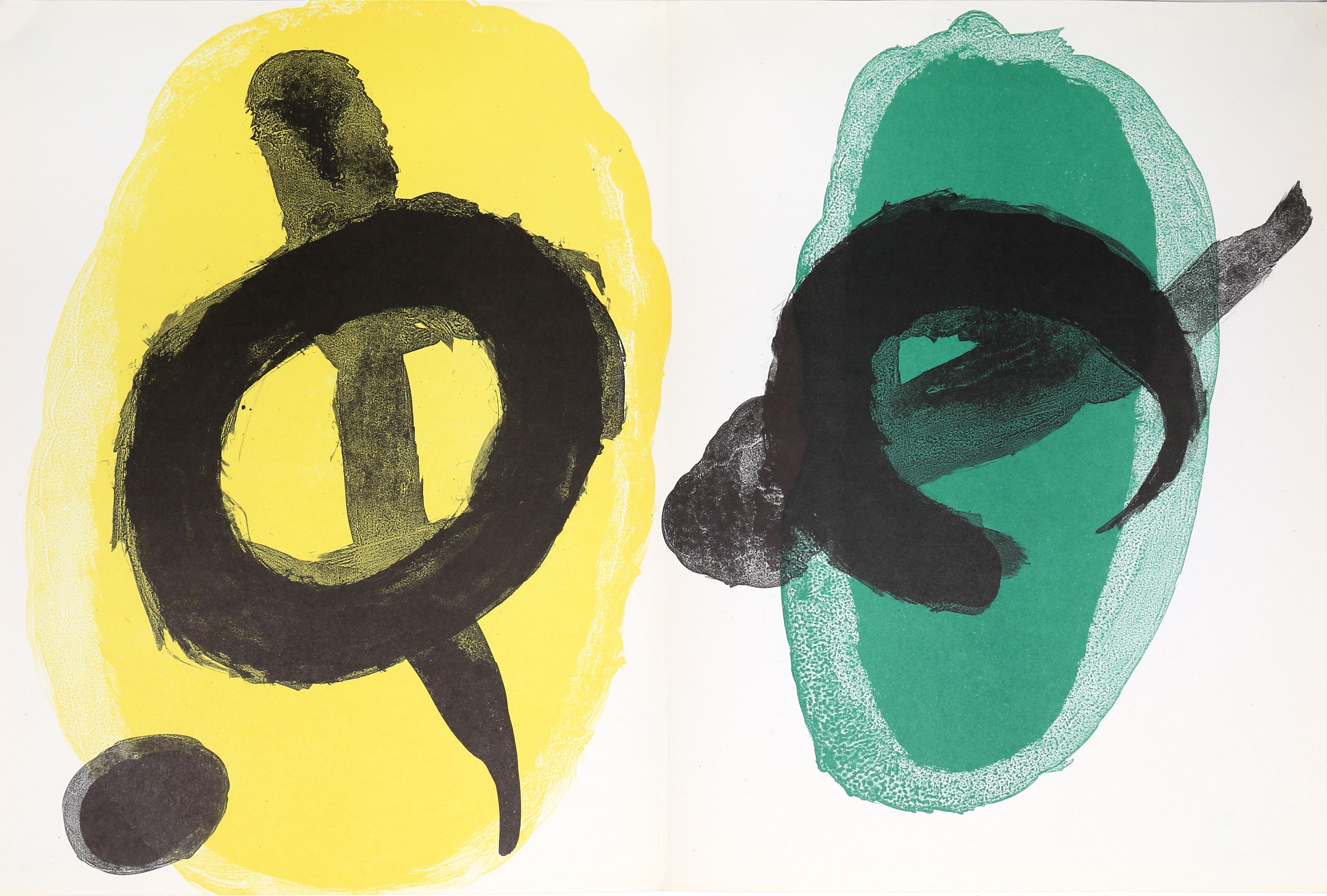 unbetitelt von Derriere le Miroir – Print von Joan Miró