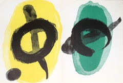 Untitled from Derriere le Miroir, Abstract Lithograph by Joan Miro
