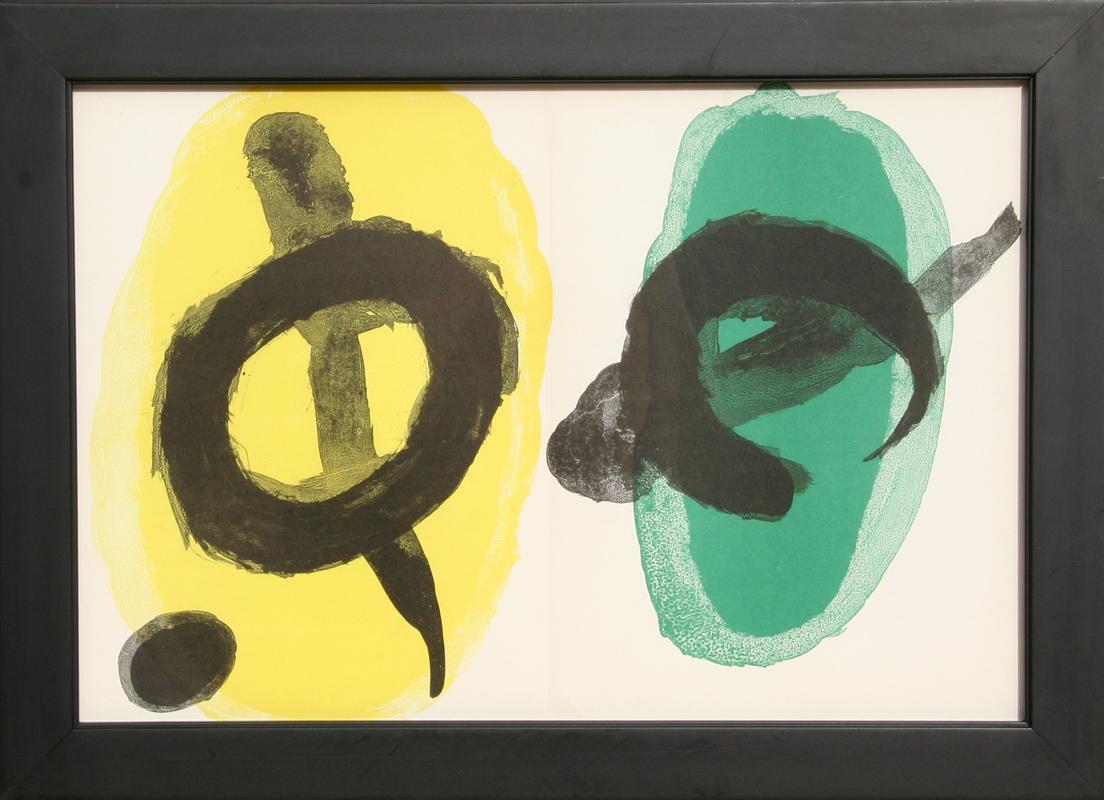 Joan Miró Abstract Print - Untitled from Derriere le Miroir, Abstract Lithograph by Joan Miro