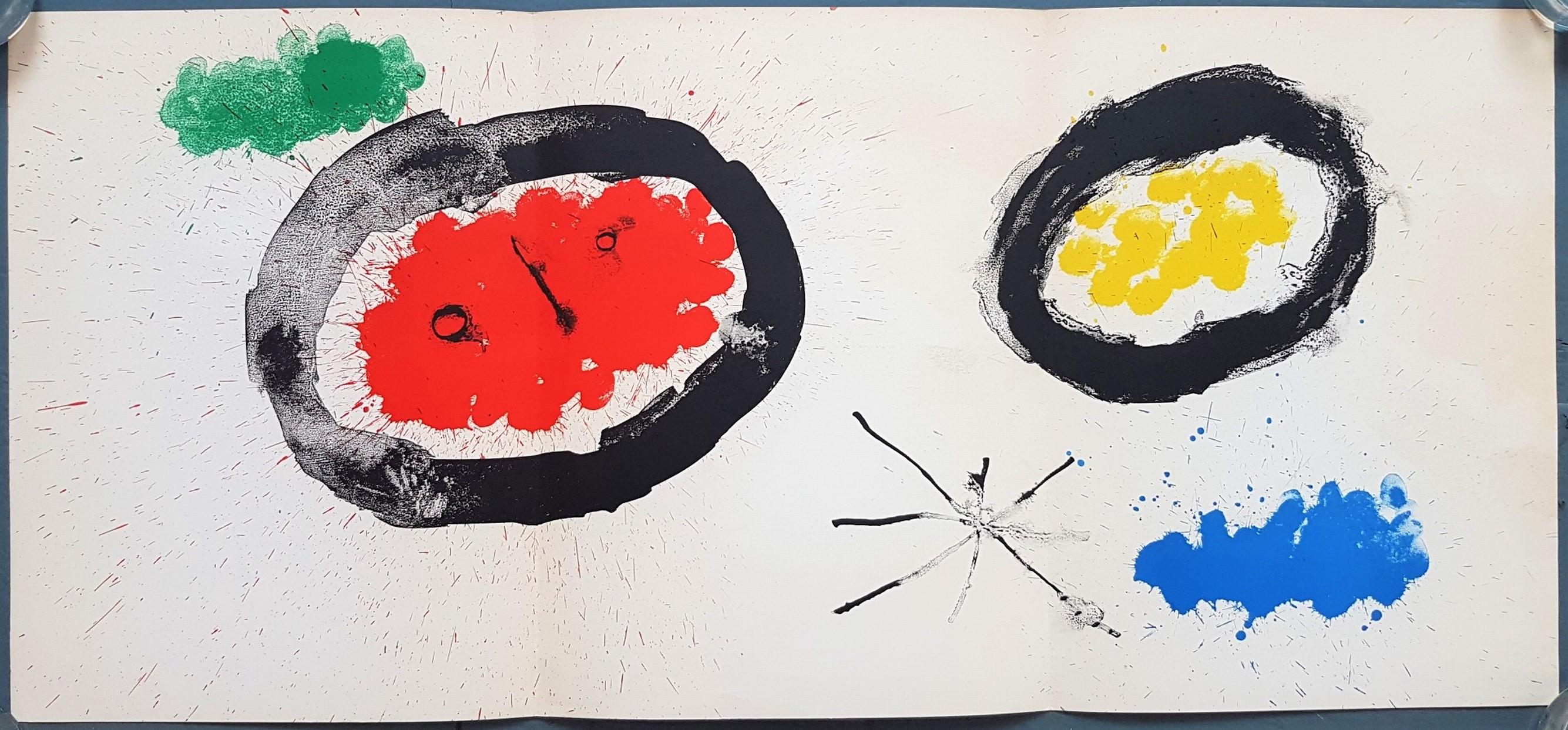 Untitled from Derrière le Miroir no. 128: Peintures Murales de Miró For Sale 3