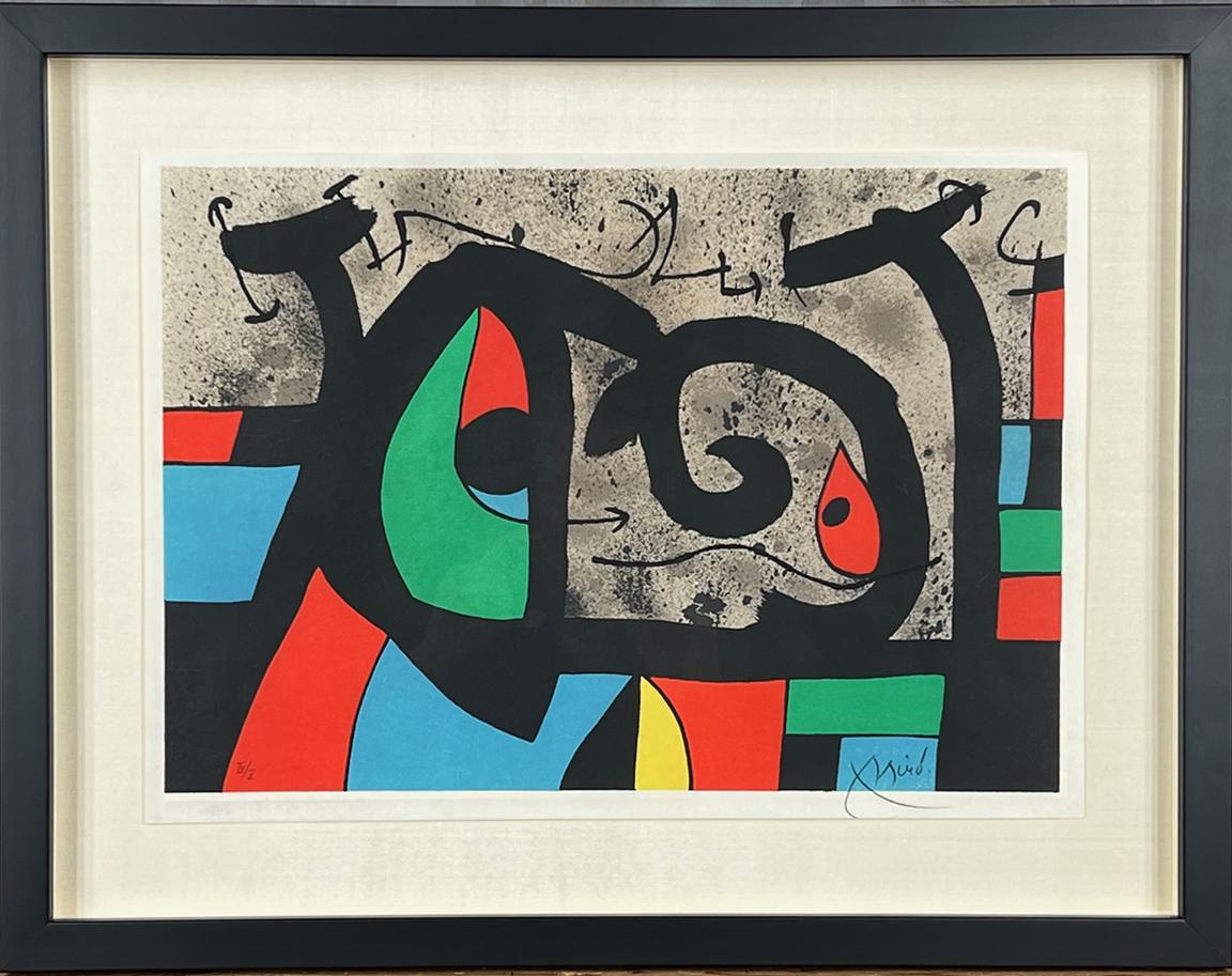 Joan Miró Abstract Print - Untitled from Le Lezard aux Plumes d’Or