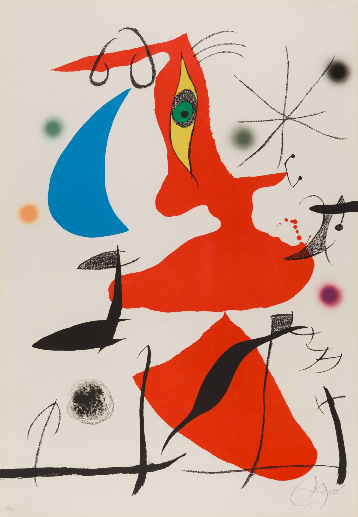 Joan Miró Abstract Print - Untitled from Oda a Joan Miro
