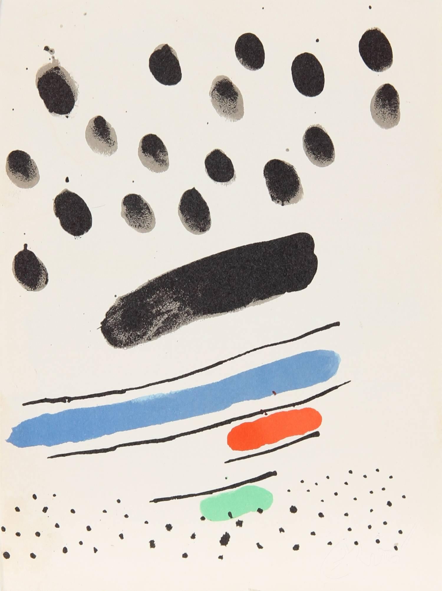 Joan Miró Abstract Print - untitled from Tapis de Tarragona by Joan Miro