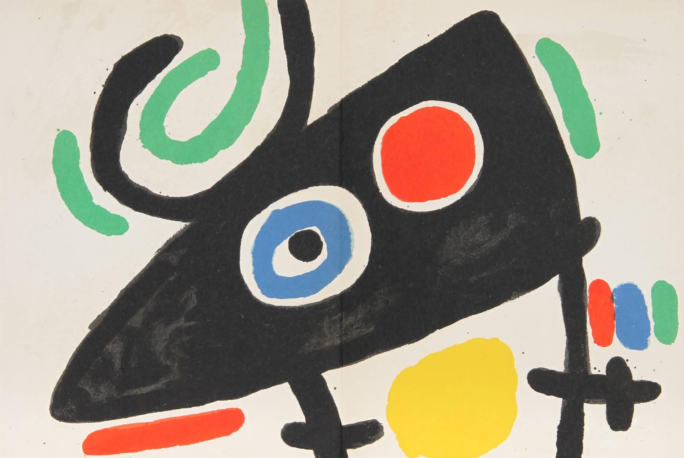 Joan Miró Abstract Print - untitled from Tapis de Tarragona, Lithograph by Joan Miro