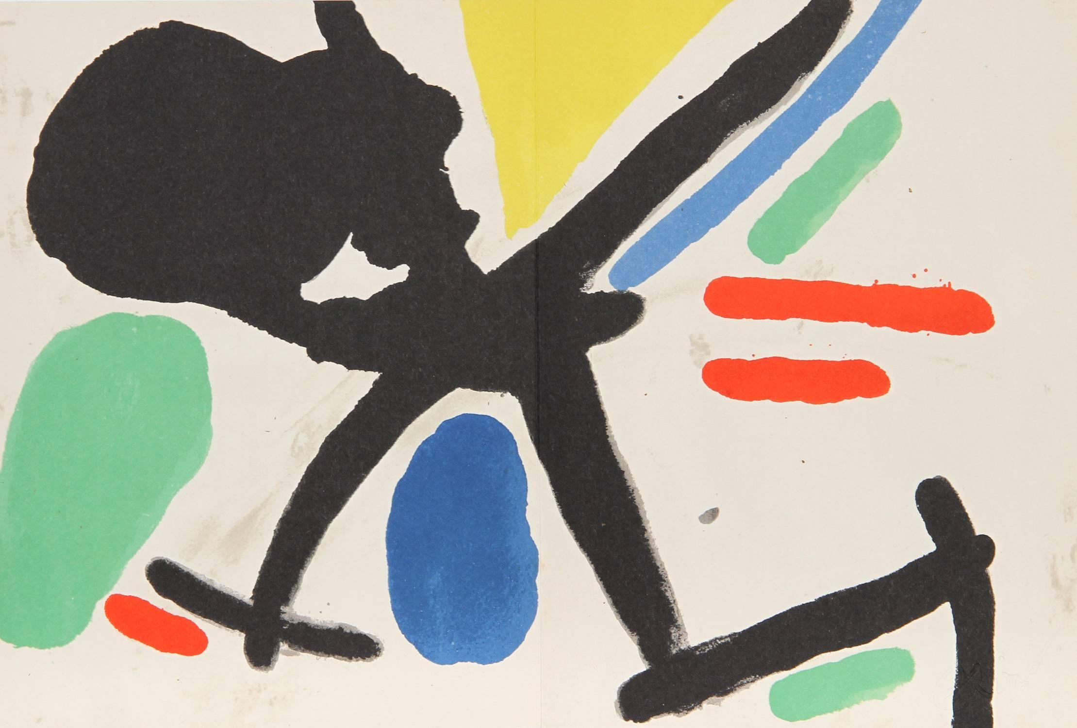 Joan Miró Abstract Print - untitled from Tapis de Tarragona by Joan Miro