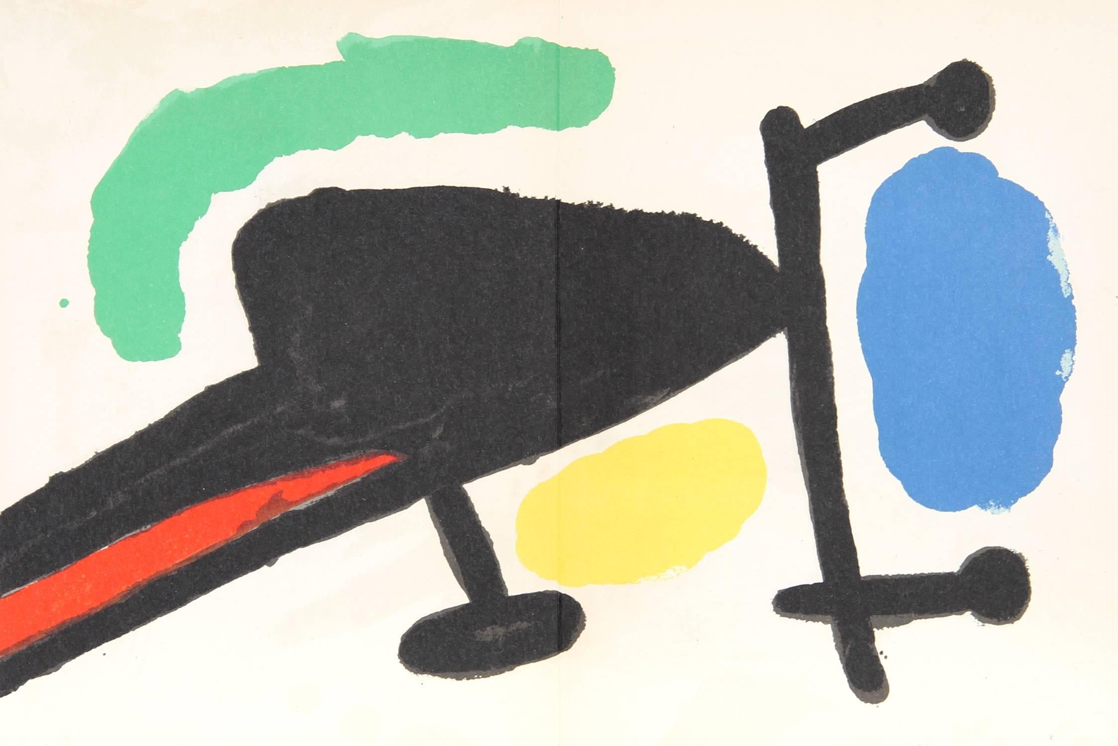Abstract Print di Joan Miró - Tapis de Tarragona (M. 875), litografia astratta moderna di Joan Miro