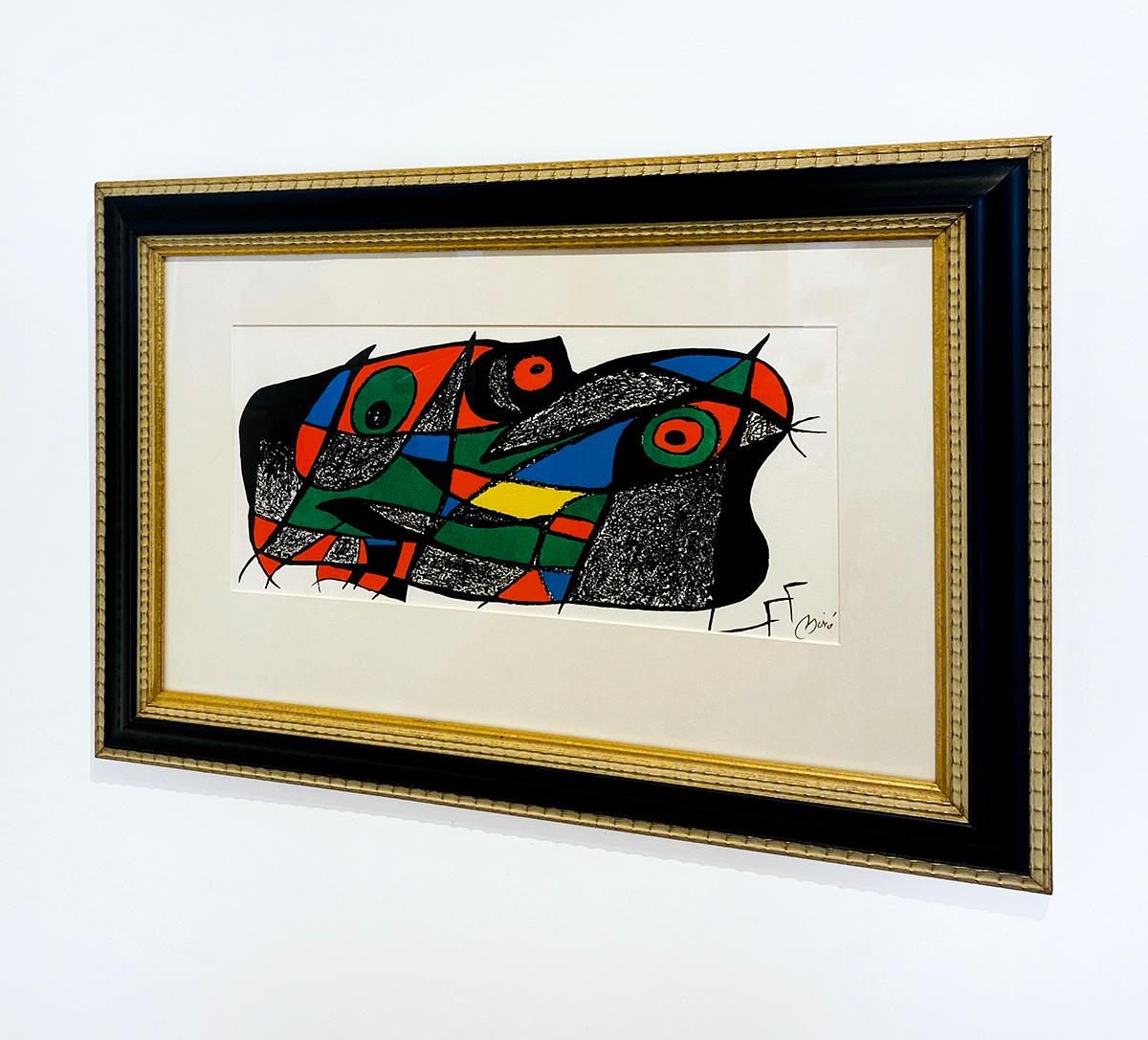Artist:  Miro, Joan
Title:  Untitled (Joan Miro. Esculltor)
Date:  1974
Medium:  Lithograph on Guarro
Unframed Dimensions:  7.8
