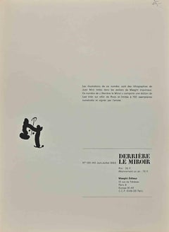 Sans titre - Lithographie de Joan Mir - 1963
