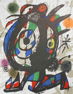 Untitled - Original Unsigned Lithograph by Joan Mirò - 1977