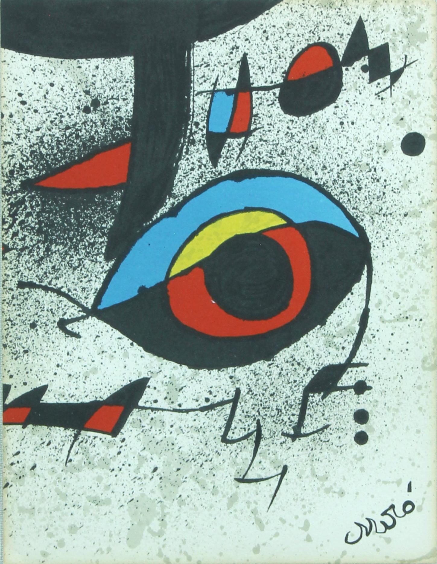 Untitled plate-signed lithograph by Joan Miro. - Print by Joan Miró