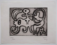 Woman and Bird in Front of the Moon, from: Laurel's No. 1 - Spanish Surrealism