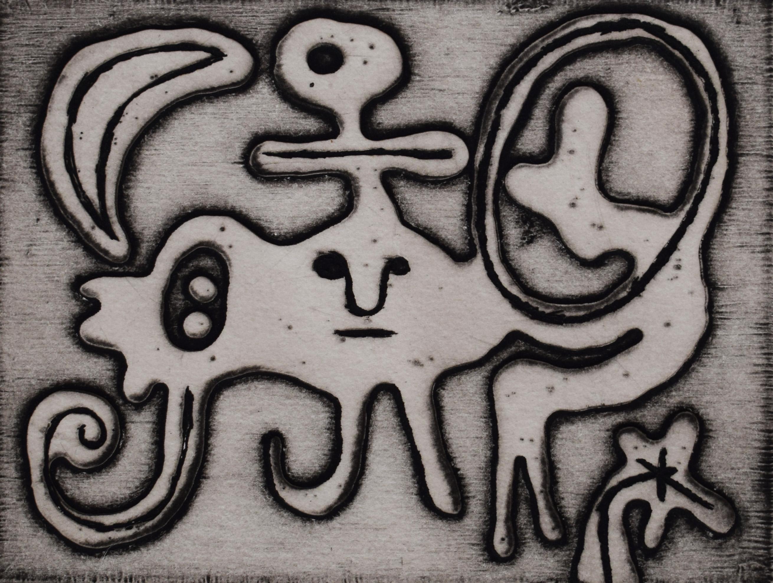 Woman and Bird in Front of the Moon, from: Laurel's No. 1 - Spanish Surrealism