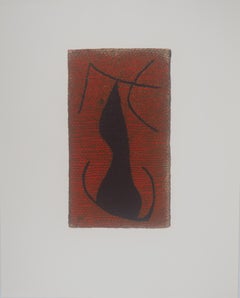 Woman Lying Down, Signed lithograph