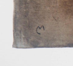 « Femme sur un tabouret », lithographie signée