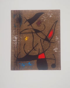 Women and birds, Signed lithograph
