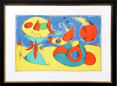 Zephyr Bird, Lithograph by Joan Miro 1956